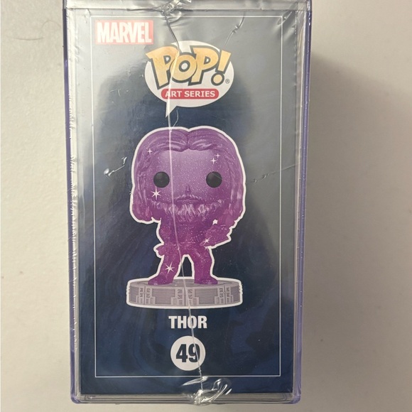 Funko Pop! Art Series #49 Thor Avengers Endgame Acrylic Case - Picture 2 of 6